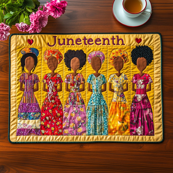 Juneteenth Quilted Placemat GFTONT261