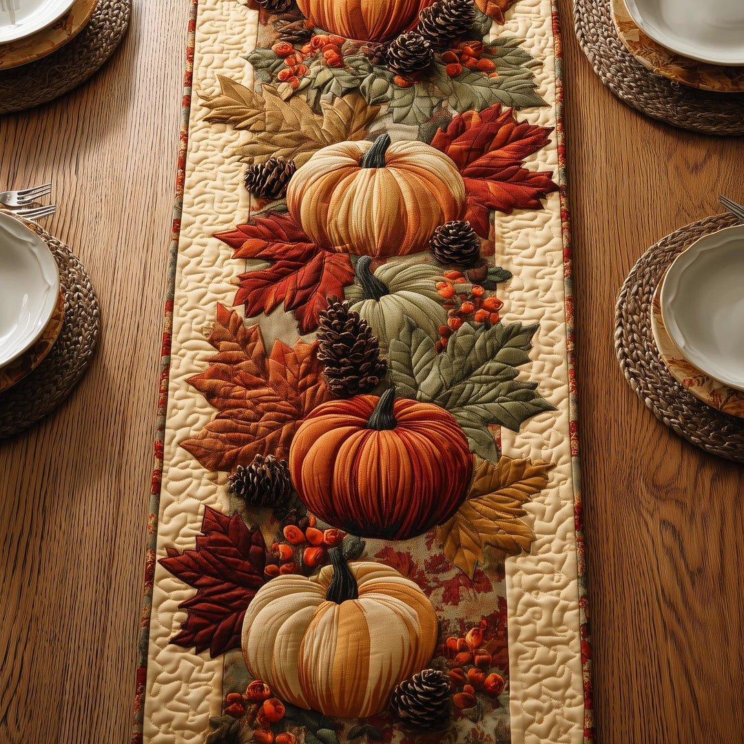 Pumpkin Harvest Quilted Table Runner GFTONT2962