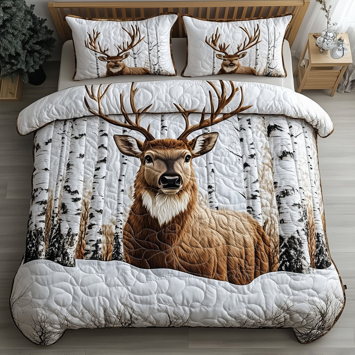 Winter Deer Duvet Cover Set GFTONT3911