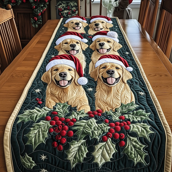 Jolly Pomeranian Quilted Table Runner GFTOTP12801