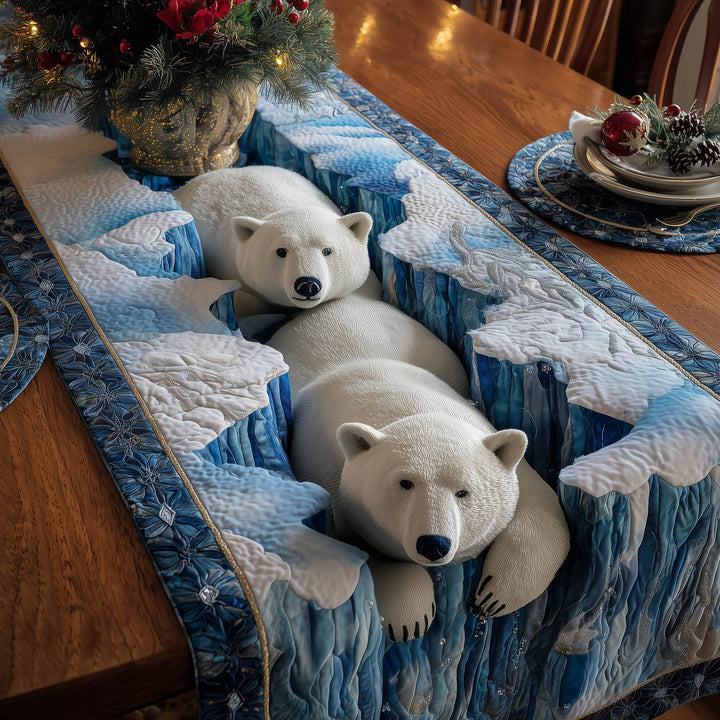 Polar Bear Quilted Table Runner GFTONT5195