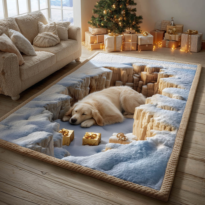 Cozy Retriever Nap Area Rug