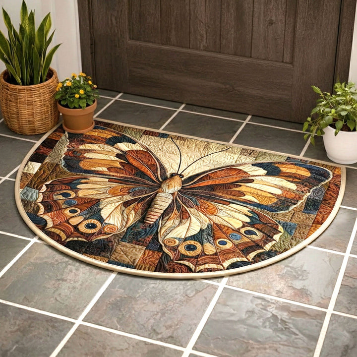 Rustic Butterfly Quilted Welcome Mat GFTONT6583