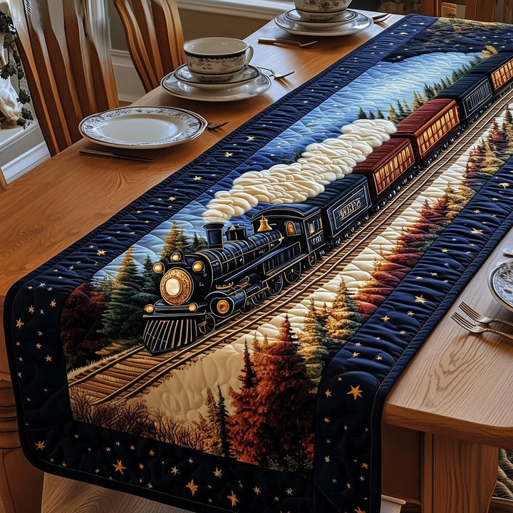 Train Quilted Table Runner GFTONT686