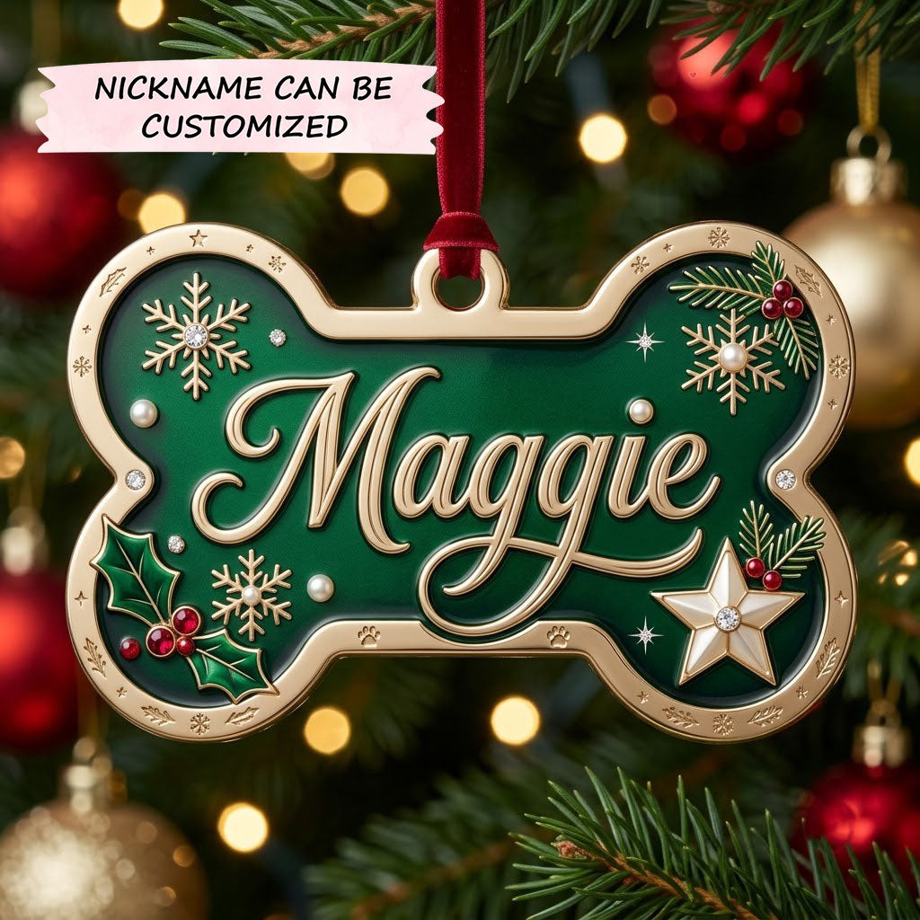 Christmas Bond Christmas Mica Ornament QTCUZ GFTOPND1988