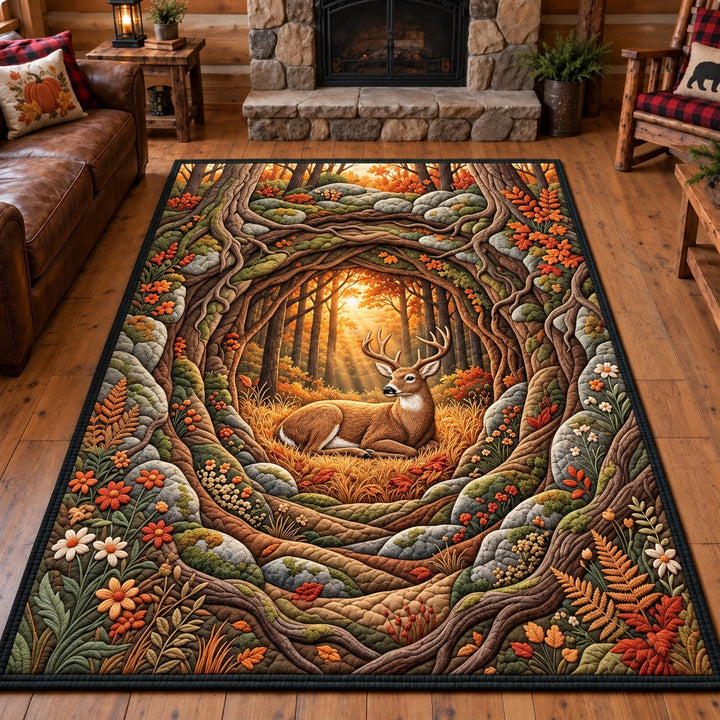 Deer Sunset Hollow Area Rug GFTOPND3699