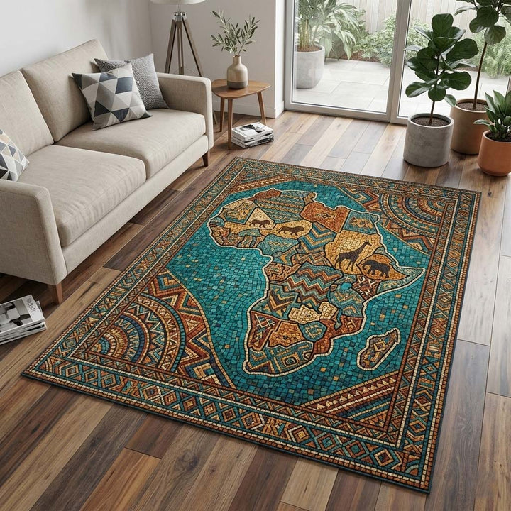Mosaic Africa Area Rug GFTOQA2165