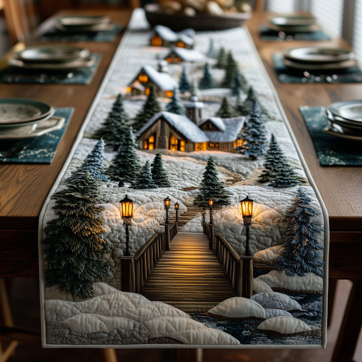 Winter Wonderland Quilted Table Runner