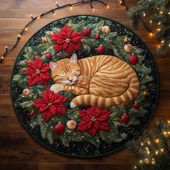 Cozy Serenity Quilted Round Mat GFTOQA322