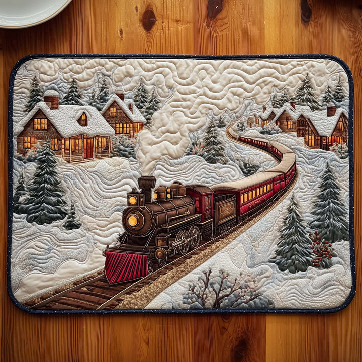 Winter Railway Quilted Placemat GFTOQM1324