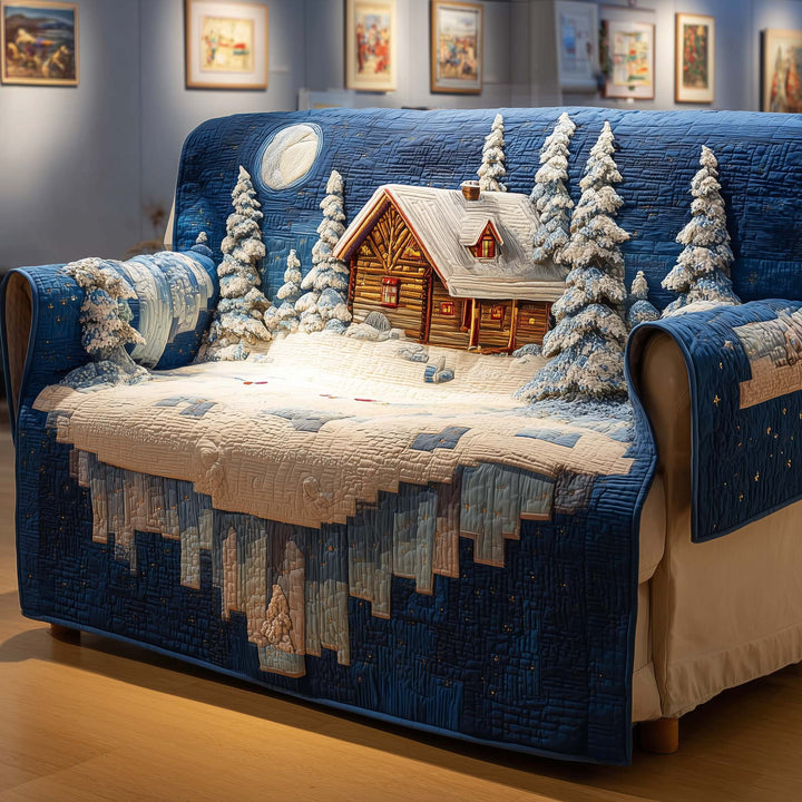 Moonlit Cabin Quilted Sofa Cover GFTOQM317