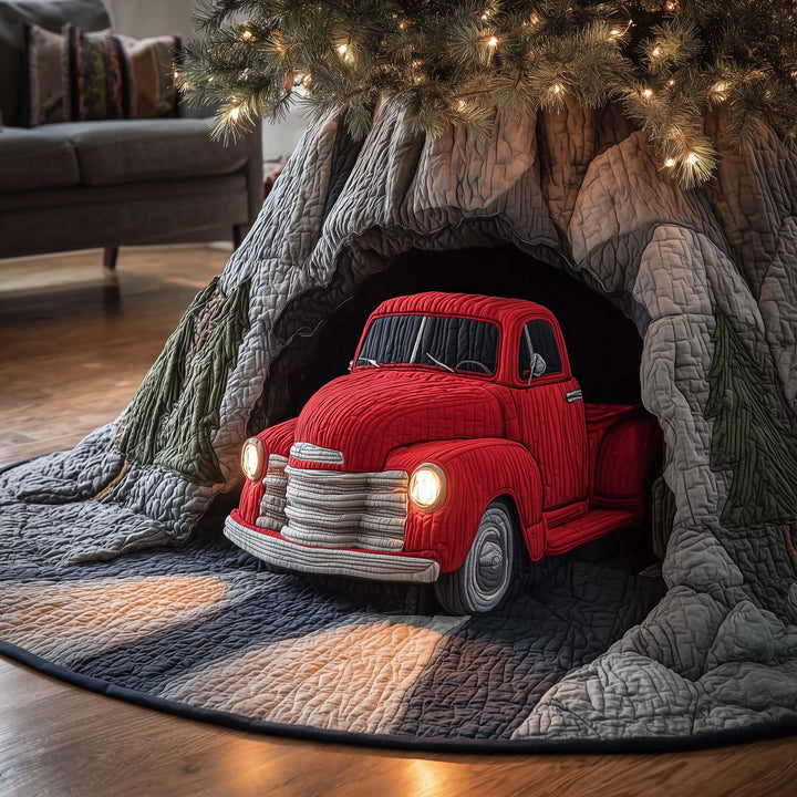 Cave Truck Quilted Tree Skirt GFTOQM447