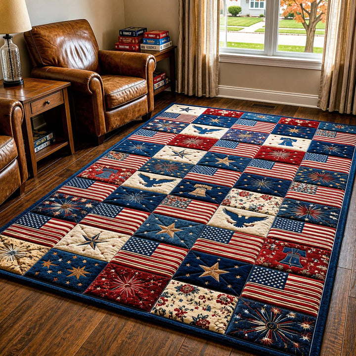American Flag Area Rug GFTOQM5022