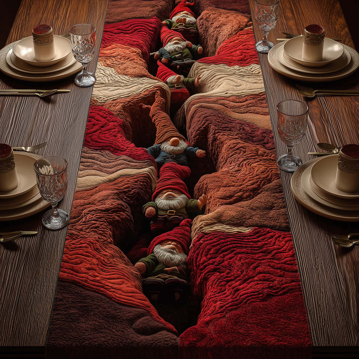 Red Canyon Gnomes Quilted Table Runner GFTOQM647