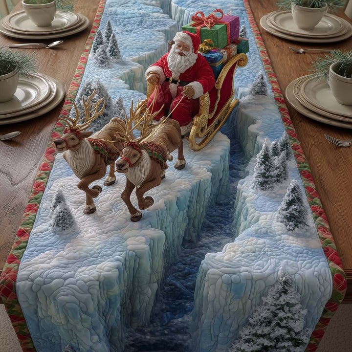 Glacier Rift Quilted Table Runner