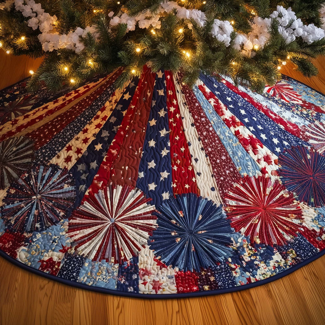 Woven Valor Quilted Tree Skirt GFTOTG2303