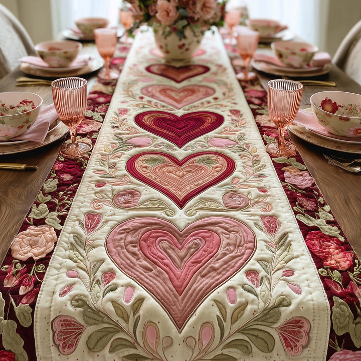 Heart Bloom Quilted Table Runner GFTOTG2801