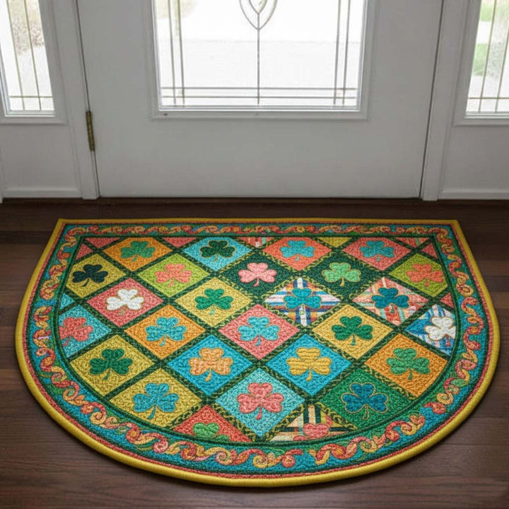 Shamrock Quilted Welcome Mat GFTOTG3164