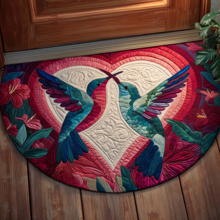 Hummingbird Pair Quilted Welcome Mat GFTOTG3201