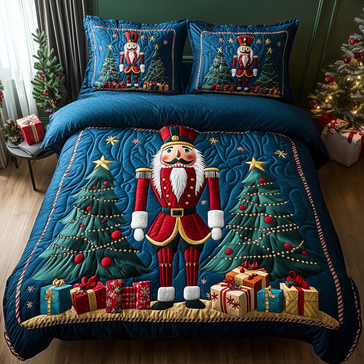 Nutcracker Quilted Duvet Cover Set GFTOTG713
