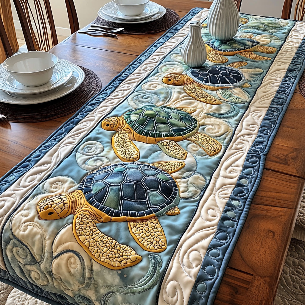 Sea Turtle Quilted Table Runner GFTOTL2973