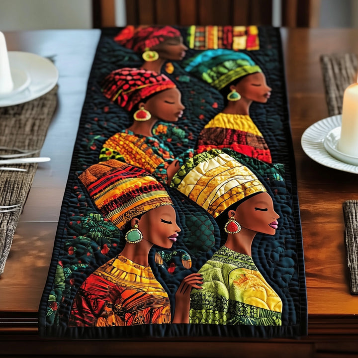 Black Radiance Quilted Table Runner GFTOTL3570