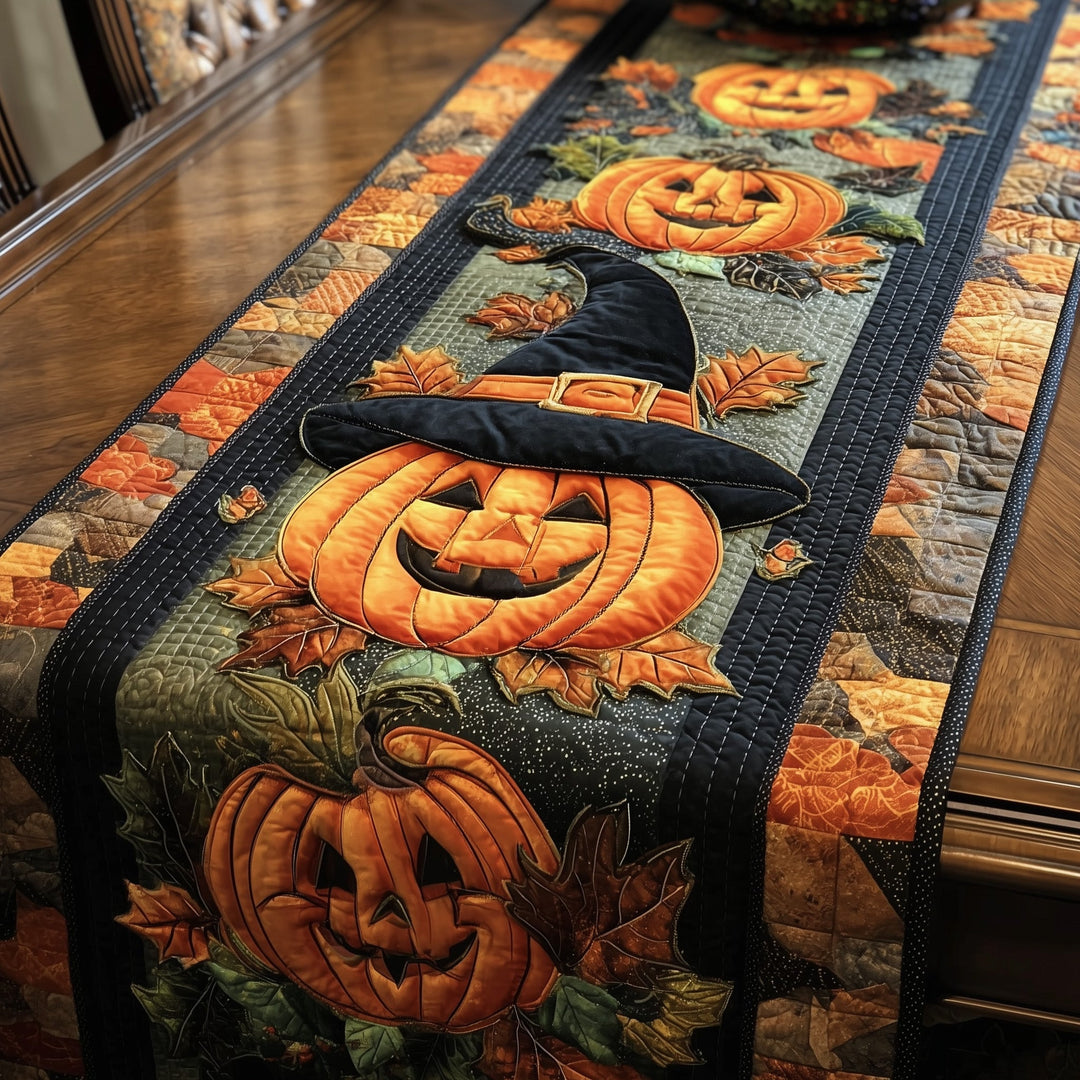 Pumpkin Nightfall Quilted Table Runner GFTOTP11106