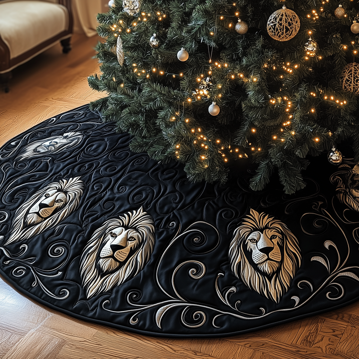 Majestic Lion Quilted Tree Skirt GFTOTP1318
