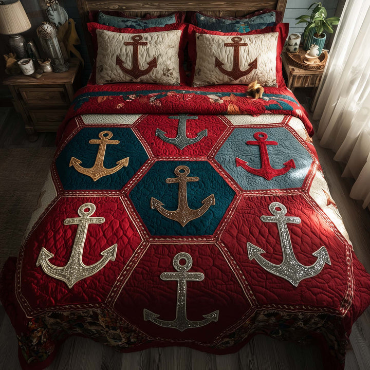 Festive Anchor Duvet Cover Set GFTOTP15277