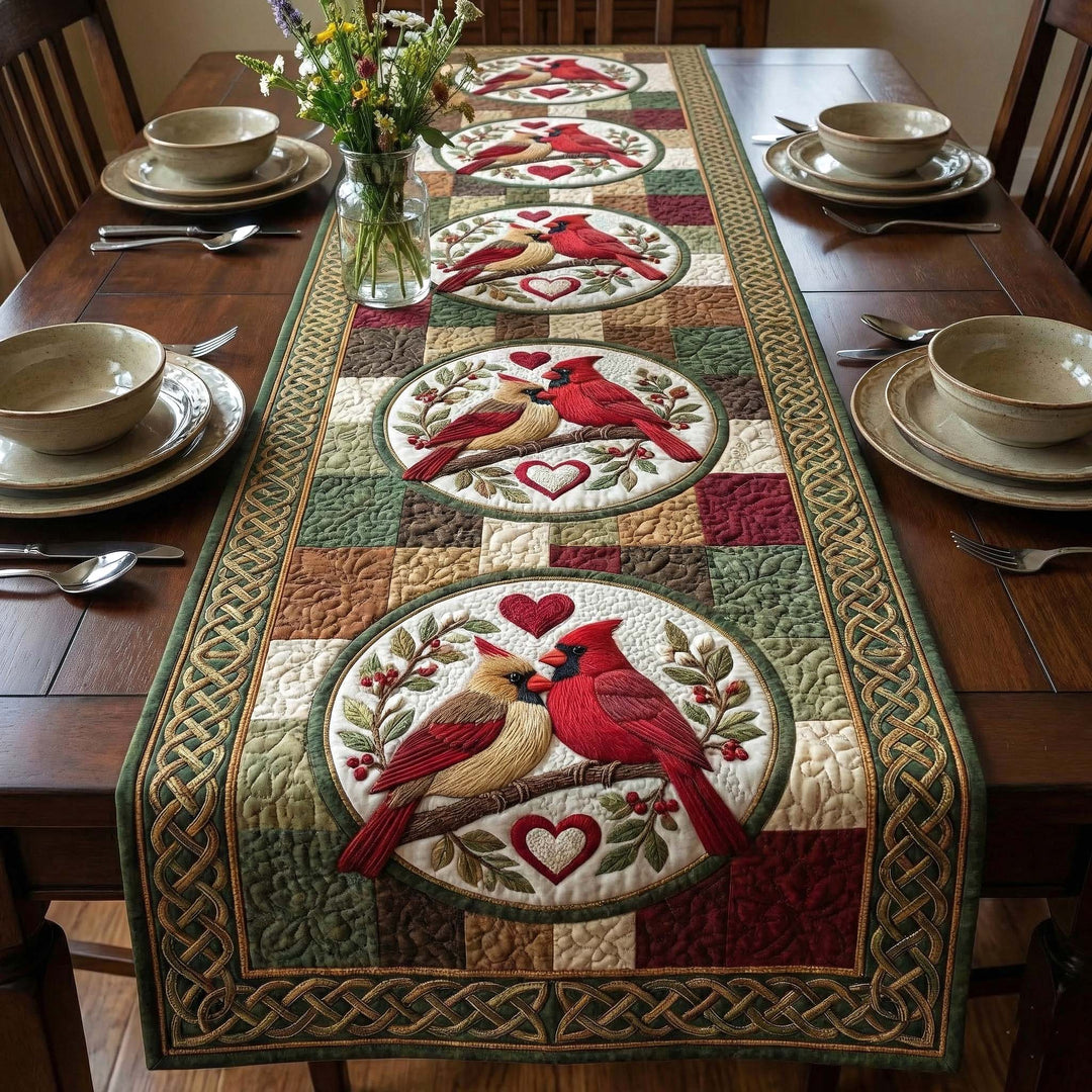 Scarlet Romance Quilted Table Runner GFTOTP16472