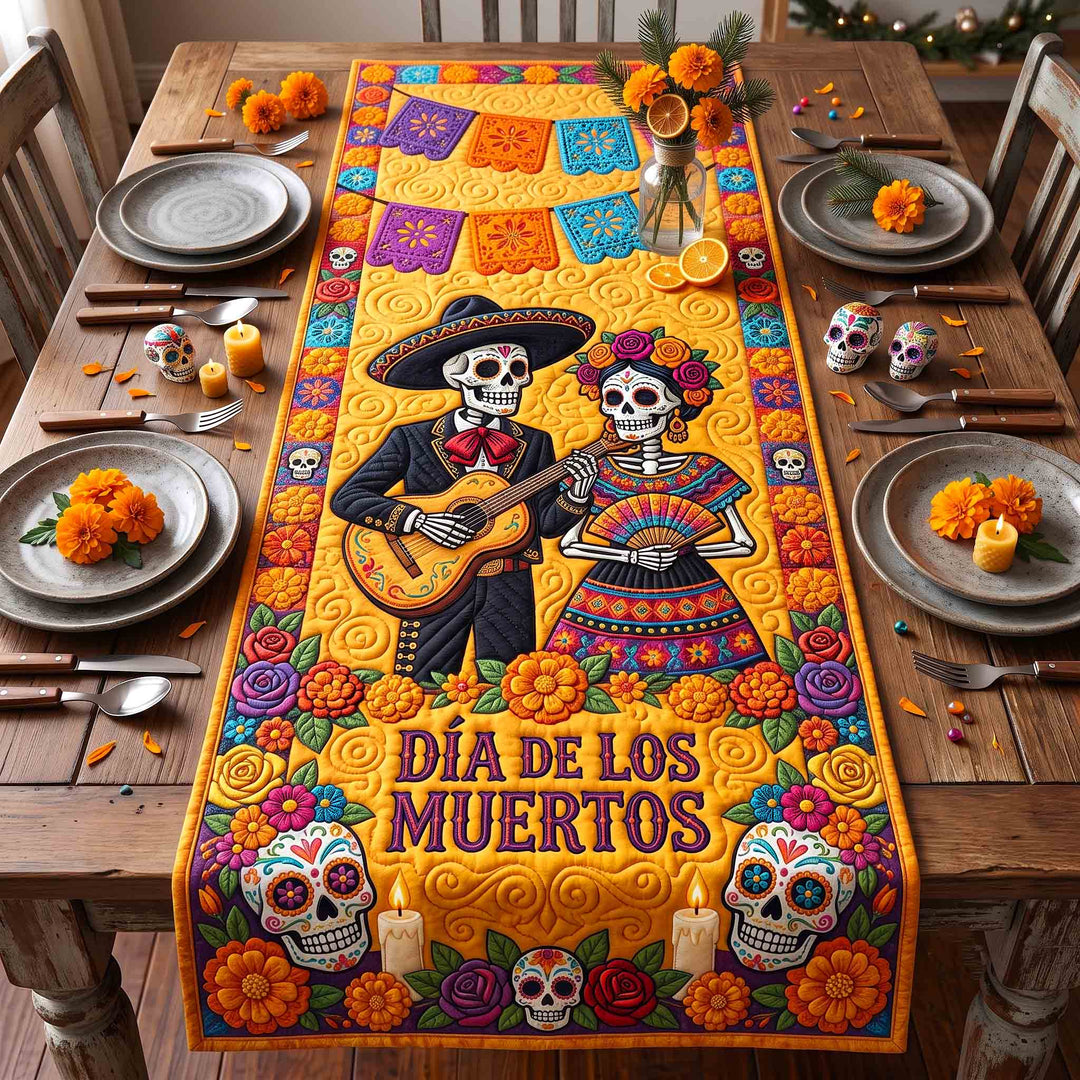 Calavera Bloom Quilted Table Runner GFTOTP21436