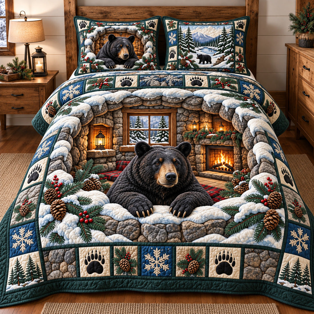 Winter Rustic Guardian 3-Piece Bedding Set