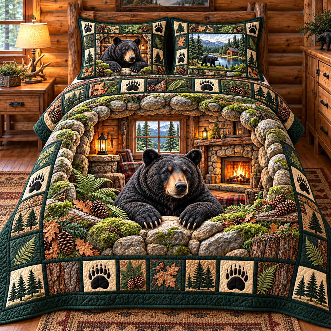 Winter Rustic Guardian 3-Piece Bedding Set