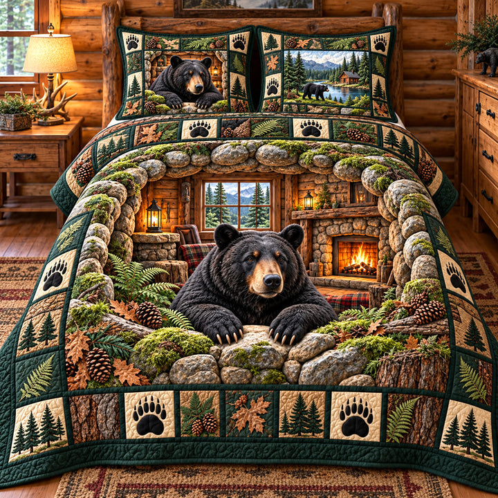 Winter Rustic Guardian 3-Piece Bedding Set