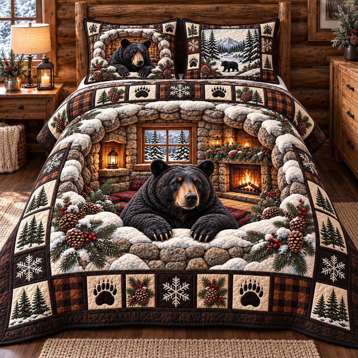 Winter Rustic Guardian 3-Piece Bedding Set