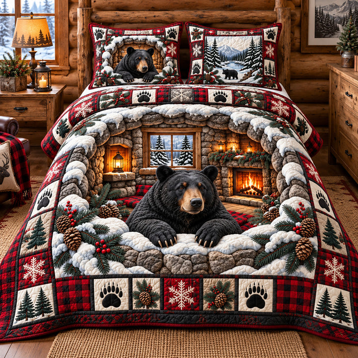 Winter Rustic Guardian 3-Piece Bedding Set