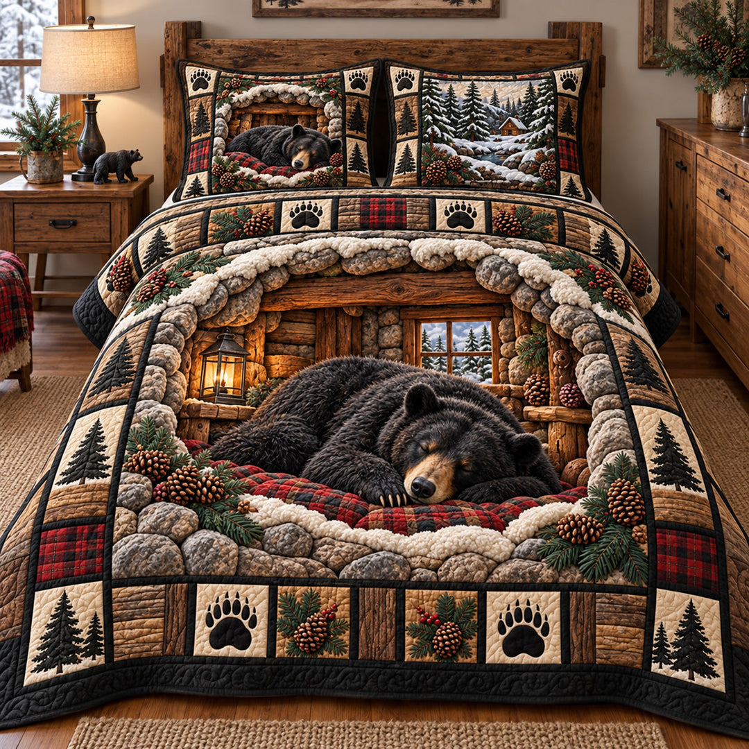 Winter Rustic Guardian 3-Piece Bedding Set