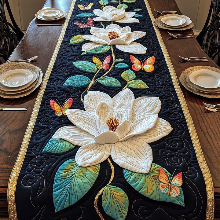 Magnolia Elegance Quilted Table Runner GFTOTP5528