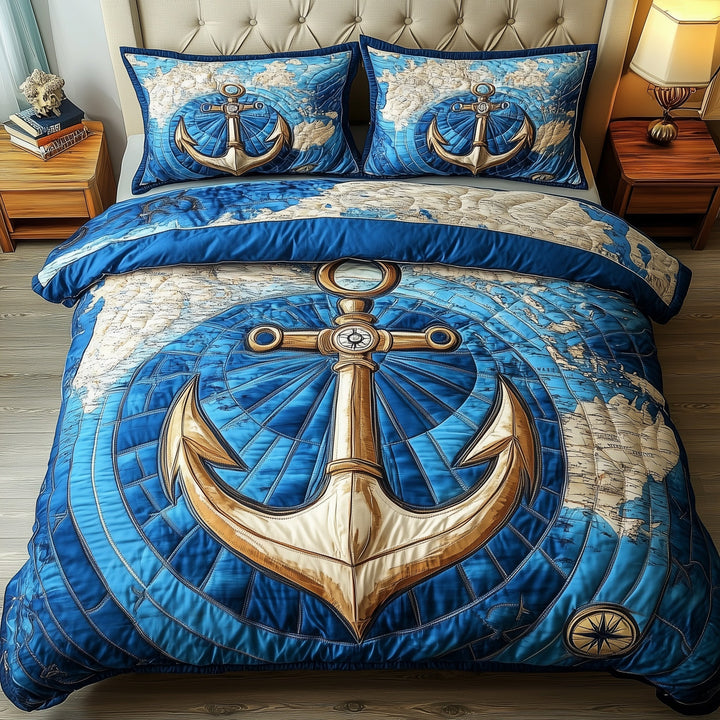 Nautical Anchor Duvet Cover Set GFTOTP7538