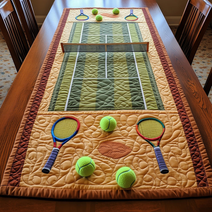 Tennis Time Quilted Table Runner GFTOTP8345