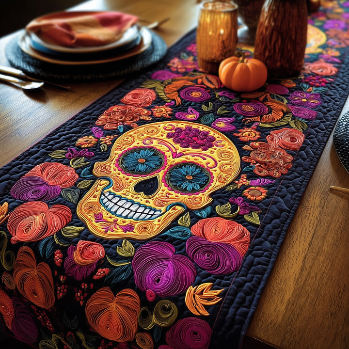 Día De Muertos Quilted Table Runner GFTOXM170