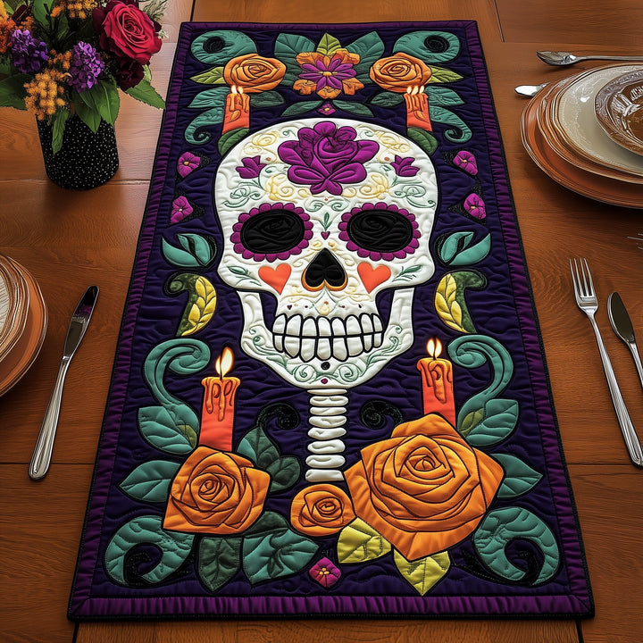 Día De Muertos Quilted Table Runner GFTOXM173