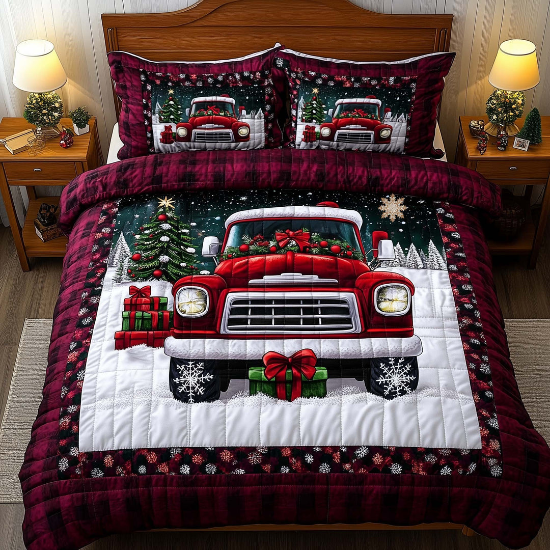 Yuletide Truck Duvet Cover Set GFTOYC2483