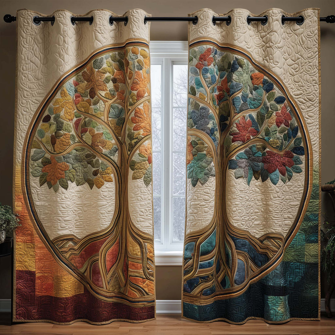 Tree of Life Quilted Curtains GFTOYC2891