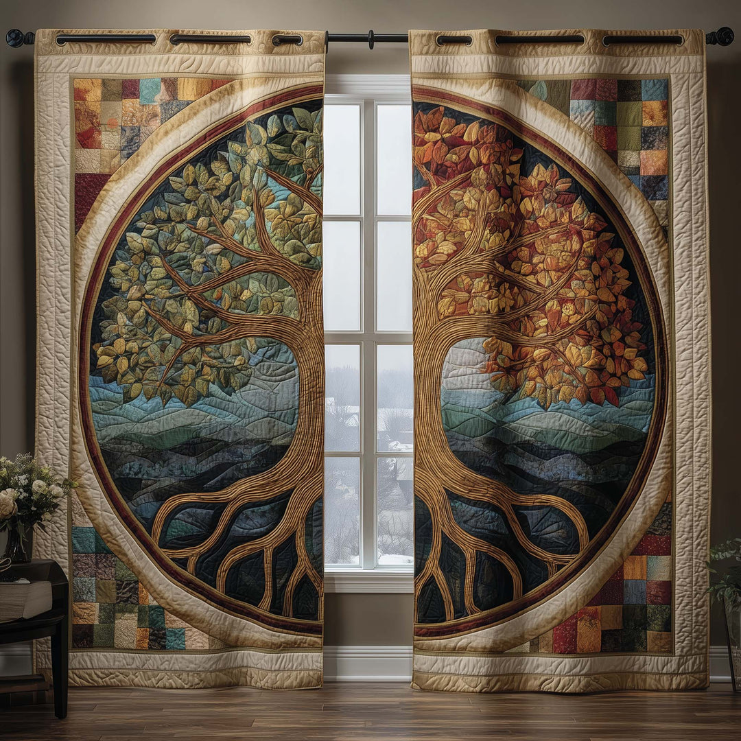Tree of Life Quilted Curtains GFTOYC2892