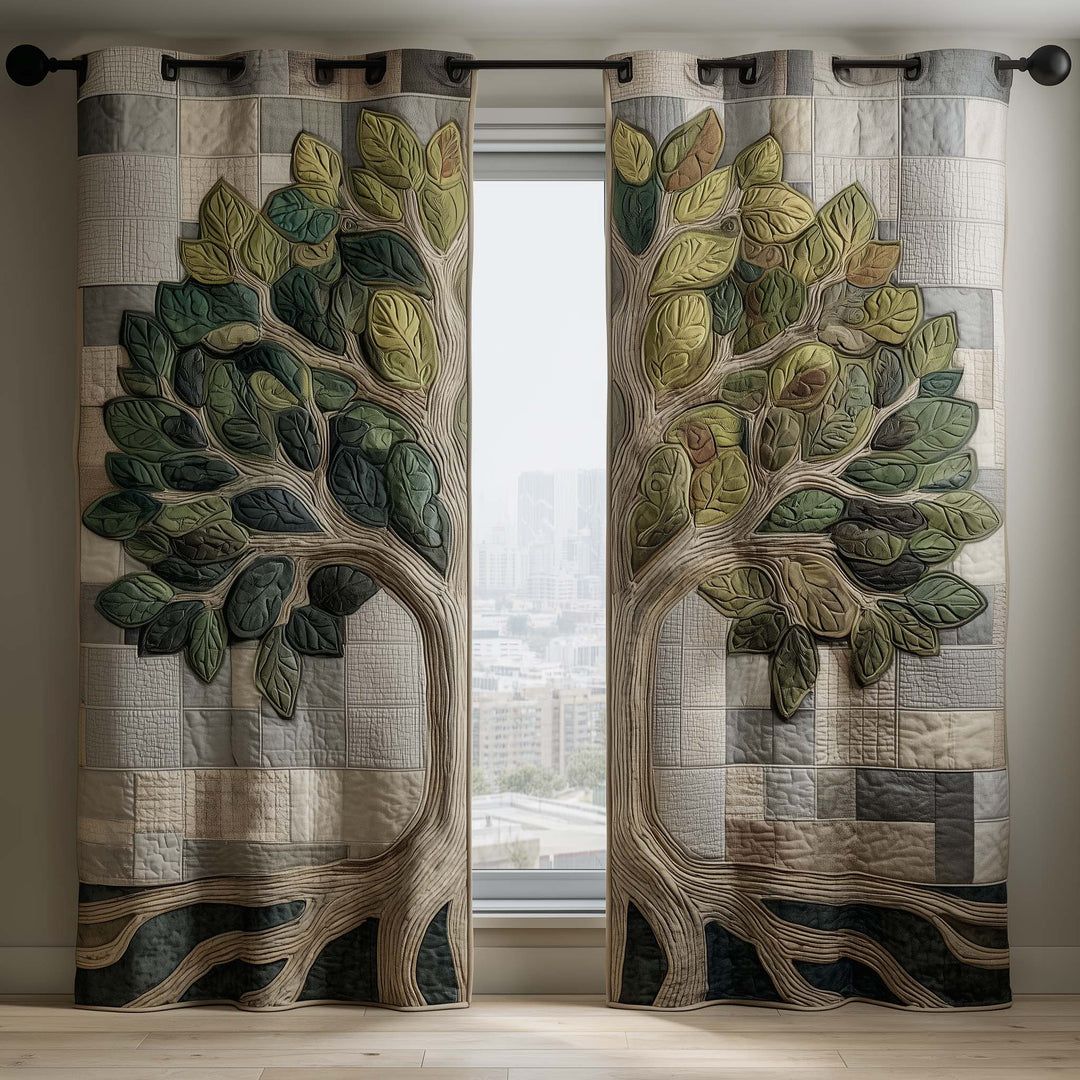 Tree of Life Quilted Curtains GFTOYC2896