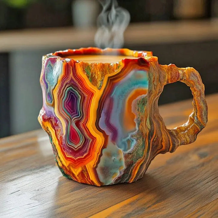 Crystal Mineral Coffee Cups