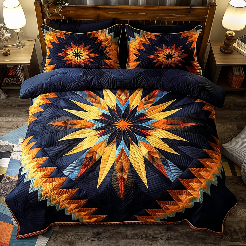 Native Starburst 3-Piece Bedding Set