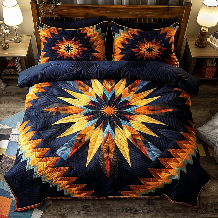 Native Starburst 3-Piece Bedding Set