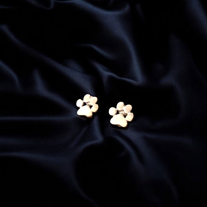 Hypoallergenic Stainless Steel Paw Earrings